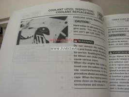 Yamaha YZ80(E)/LC owner´s service manual -käyttäjän huolto-ohjekirja englanniksi