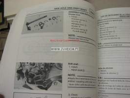 Yamaha YZ80(E)/LC owner´s service manual -käyttäjän huolto-ohjekirja englanniksi