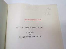 Seura- ja liikuntaleikkejä - S.N.L. Liiton leikkikokoelmia II