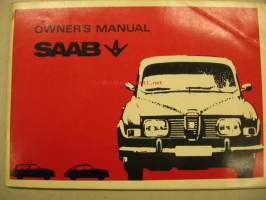 Saab V4 owner´s manual 1969