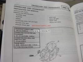 Yamaha YZ80(L)/LC YZ80LW(L) owner´s service manual -huolto-ohjekirja englanniksi
