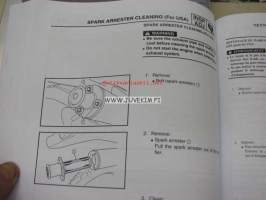 Yamaha WR250F(P) owner´s service manual -huolto-ohjekirja englanniksi