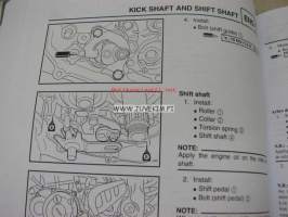 Yamaha WR250F(P) owner´s service manual -huolto-ohjekirja englanniksi