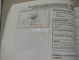 Yamaha YZ250(J)/LC owner´s service manual -huolto-ohjekirja englanniksi