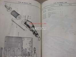 Honda CD125 CD125A parts list -varaosaluettelo englanniksi