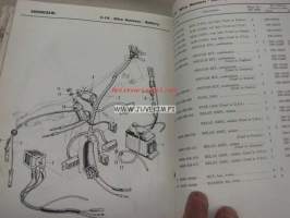 Honda 90 Sport S90 parts list -varaosaluettelo englanniksi