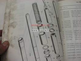 Honda S90 S90A S90ZK1 CL90 I CL90 II CL90ZK1 parts list -varaosaluettelo englanniksi