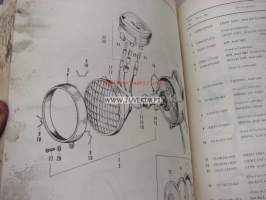 Honda S90 S90A S90ZK1 CL90 I CL90 II CL90ZK1 parts list -varaosaluettelo englanniksi