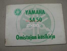 Yamaha SA 50 -omistajan käsikirja