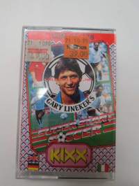 Commodore 64 / 128 Gary Lineker&amp;#180;s Super Star Soccer / Kixx -peli, C-kasetti