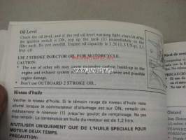 Honda MBX125F owner´s manual -omistajan käsikirja englanniksi