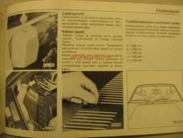Audi 100 vm. 1978 käyttöohjekirja