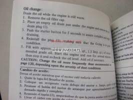 Honda CB125TD owner´s manual -omistajan käsikirja englanniksi