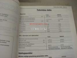 Saab 9000 Verkstadshandbok 4:2 Automatisk växellåda M 1986-87- -korjaamokirjasarjan osa ruotsiksi