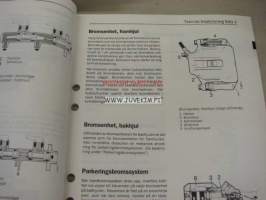 Saab 9000 Verkstadshandbok 5:1 Bromsar M 1985-90 -korjaamokirjasarjan osa ruotsiksi