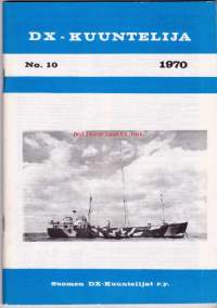 DX-kuuntelija 1970 N:o 10. Antti Marvian muistelukset R.N.I:n lopetuspäivästä 24.9.1970. Hyvästi MEBO 2, hyvästi RNI!