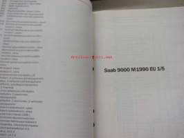 Saab 9000 Korjaamon käsikirja 3:4 Sähköjärjestelmä, yleiskaaviot M1990 -korjaamokirjasarjan osa 