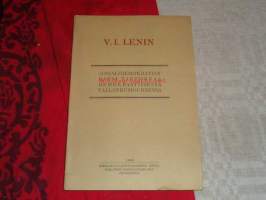 Sosialidemokratian kaksi taktiikkaa demokraattisessa vallankumouksessa