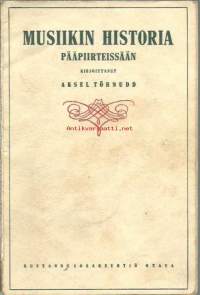 Musiikin historia pääpiirteissään : seminaareja ja musiikinharrastajia varten / Aksel Törnudd.