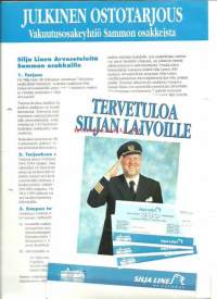 Silja Linen julkinen ostotarjous Vakuutusyhtiö Sammon osakkeista 1993