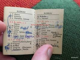 Taskuallakka 1963