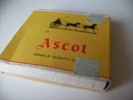 Ascot  - tyhjä tupakka-aski