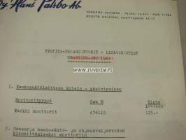 Perkins perämoottorit käyttö- ja käynnistysohjeet