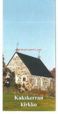 Kakskerran kirkko 1995 - matkailuesite