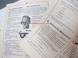 Työntekijäin suojelu / Arbetarskydd - Vihtavuori Oy 1947 nr 1 -työsuojelutarvikkeita ym.