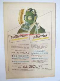 Työntekijäin suojelu / Arbetarskydd - Vihtavuori Oy 1947 nr 1 -työsuojelutarvikkeita ym.
