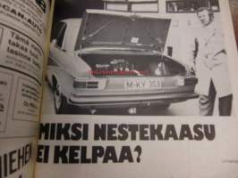 Moottori 1974 / 8 sis mm.Seat 133.KoeajossaDatsun 120 Y.Endurot.Kymijoen museotie.ym