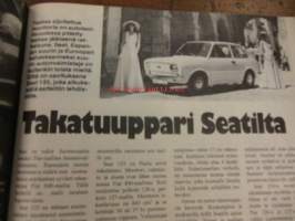 Moottori 1974 / 8 sis mm.Seat 133.KoeajossaDatsun 120 Y.Endurot.Kymijoen museotie.ym