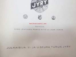 Nummenmäen työläisurheilun 40-vuotis Juhla-Julkaisu 1906-1946, sis. mm. seur. artikkelit; Eino Lehtinen - Neljä vuosikymmentä työläisurheilutoimintaa