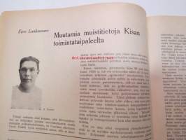 Nummenmäen työläisurheilun 40-vuotis Juhla-Julkaisu 1906-1946, sis. mm. seur. artikkelit; Eino Lehtinen - Neljä vuosikymmentä työläisurheilutoimintaa