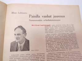 Nummenmäen työläisurheilun 40-vuotis Juhla-Julkaisu 1906-1946, sis. mm. seur. artikkelit; Eino Lehtinen - Neljä vuosikymmentä työläisurheilutoimintaa