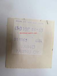 Väinö Paunu Oy 5.8.1962 -linja-autolippu