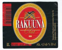 Rakuuna III Olut   - olutetiketti