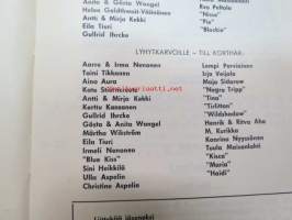 Kissanäyttely VIII kansainvälinen championinäyttely Tapiolassa 9-10.3.1968 / VIII internationella championutställningen Hagalund -näyttelyluettelo