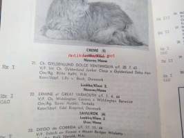 Kissanäyttely VIII kansainvälinen championinäyttely Tapiolassa 9-10.3.1968 / VIII internationella championutställningen Hagalund -näyttelyluettelo