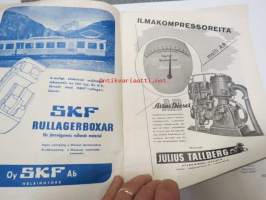 Teollisuuslehti 1951 nr 8, sis. mm. seur. artikkelit / kuvat / mainokset; Atlas Diesel ilmakompressorit, Kansainvälinen työkonferenssi, Sairaanhoidosta