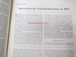 Teollisuuslehti 1951 nr 8, sis. mm. seur. artikkelit / kuvat / mainokset; Atlas Diesel ilmakompressorit, Kansainvälinen työkonferenssi, Sairaanhoidosta