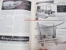 Teollisuuslehti 1951 nr 8, sis. mm. seur. artikkelit / kuvat / mainokset; Atlas Diesel ilmakompressorit, Kansainvälinen työkonferenssi, Sairaanhoidosta