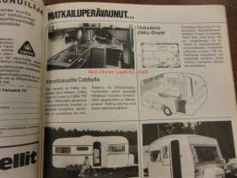 Moottori 1974 / 5  sis mm.Puukaasu enemmän kuin tätäratkaisu.Matkailuperävaunut kuvanäyttelyssä.Mopoa isommat.ym