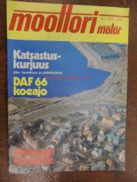 Moottori 1974 / 6-7  sis mm koeajo Daf 66.Hämeen härkätie.Uudet superit,Suzuki GT 125 L,Honda CB 125 B6. ym