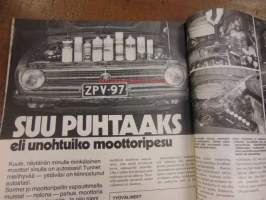Moottori 1974 / 6-7  sis mm koeajo Daf 66.Hämeen härkätie.Uudet superit,Suzuki GT 125 L,Honda CB 125 B6. ym
