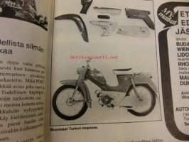 Moottori 1974 / 6-7  sis mm koeajo Daf 66.Hämeen härkätie.Uudet superit,Suzuki GT 125 L,Honda CB 125 B6. ym