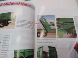 Tebbe Muldenkipper Tandem TMK 160, 180, 200, Tridem TMK 240 perävaunu -myyntiesite saksaksi