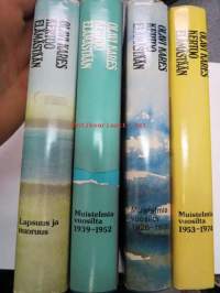 Olavi Kares kertoo elämästään - muistelmat 4 osaa - Lapsuus ja nuoruus, Muistelmia vuosilta 1928-1939, Muistelmia vuosilta 1939-1952, Muistelmia vuosilta 1953-1974