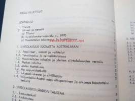 Suomalainen siirtolaisuus Australiaan toisen maailmansodan jälkeen
