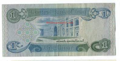 Irak 1 Dinar 1992 -  seteli